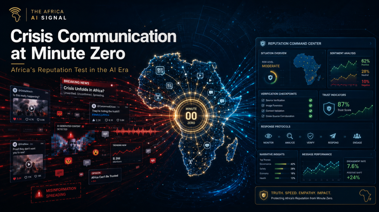 Crisis Communication at Minute Zero: Africa’s Reputation Test in the AI Era